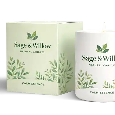 tuck end candle box